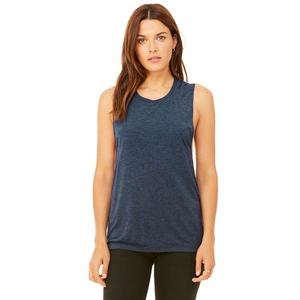 Bella Canvas Heather Dust Color 8803 FLOWY SCOOP MUSCLE <b>TANK</b> <b>Top</b> Breathable Modern Fit Flowy Muscle <b>tank</b> <b>Top</b> - Product Image 4