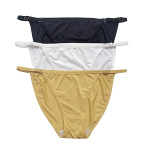 Bragas cómodas de estilo personalizado, nuevas bragas de algodón 100% de alta calidad, bragas transpirables informales lisas para mujer - Product Image 6