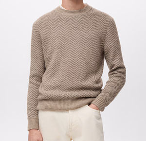 Sweater Wholesale 350G Heavy Mock Neck Crewneck Sweatshirts Sweater Custom Basic Loose Solid Color Oversized Thick <b>Warm</b> Sweater - Product Image 2