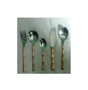 Bonne qualité Designer métal acier inoxydable fourchette cuillère couteau ensemble de couverts Restaurant ensemble de couverts pour la maison de la vaisselle - Product Image 5