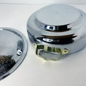 Olla Clásica de Acero Inoxidable para Cocina |   Plato para Servir Duradero y Ecológico de Fácil Mantenimiento - Product Image 6