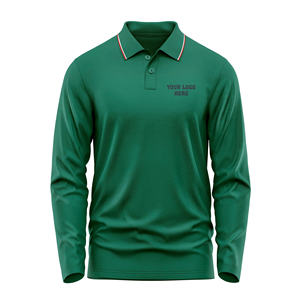 Polo Moderno Casual de Manga Larga para Hombre, Estilo Moderno para Uso Diario, Polo de Golf Personalizado de Manga Larga para Hombre - Product Image 4
