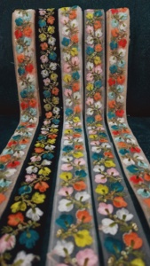 Tissu en dentelle brodée écologique de haute qualité Garnitures en dentelle florale en gros personnalisées pour vêtements robes de mariée Bonnes chaussures Sacs - Product Image 4