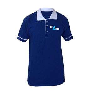 Camisetas de golf de poliéster en blanco por sublimación, camisetas lisas con logotipo personalizado con cuello levantado, polos de talla grande para hombre - Product Image 5