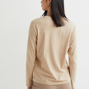 Jersey de cuello redondo para mujer personalizado al por mayor, sudadera para mujer sin personalizar, sudadera para mujer a la venta, ropa informal - Product Image 4