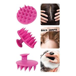 Dispositivo de masaje de cuero cabelludo con punta de silicona suave, herramienta de cepillo de peine para lavar el cabello - Product Image 6