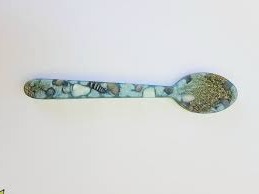 Cuillère et fourchette à salade de luxe en résine colorée, légères, à long manche, compatibles lave-vaisselle, durables et non toxiques - Product Image 6