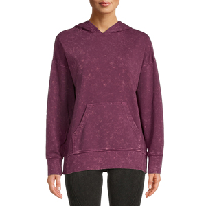 Meilleure vente : Sweat à capuche personnalisé pour femme, effet délavé / Sweat à capuche personnalisé à manches longues pour femme, effet délavé, en promotion - Product Image 1