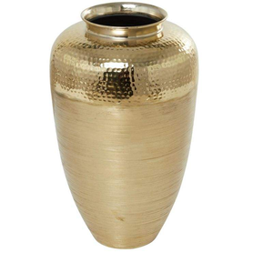 Jarrón Sencillo con Detalles Dorados, Perfecto para Dormitorio, Escritorio, Sala de Estar, Salón y como Regalo Creativo o para Uso Decorativo - Product Image 4