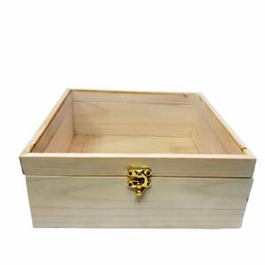 Wood <b>Box</b> Traditional DesignAnd Brass Inlay Work <b>Brown</b> 2 x 2 x 1 5 Inches Square <b>Gifts</b> & Crafts Wooden Boxes Wall Signs - Product Image 2