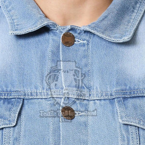 Dernier design, vente chaude, vestes en jean de toile pour hommes, de haute qualité, pour l'extérieur, hiver - Légères, confortables, avec logo frontal - Product Image 6