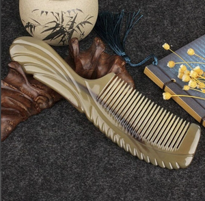 Peine de cuerno de buey de búfalo y vaca único para peine de cuerno de pelo Extensión de cabello Color Cuerno natural completo para cabello de S A And Sons Exports - Product Image 3