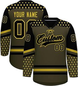 Camiseta de hockey sobre hielo de secado rápido de manga larga personalizada 2025 para hombres, conjunto de ropa deportiva OEM, proveedor a granel - Product Image 1