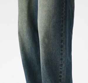 Traje de mezclilla de pierna recta de estilo retro para hombres Old Trend - Product Image 4