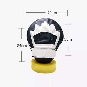 Concevez votre propre marque personnalisée poinçonnage boxe entraînement Focus Pad en cuir Pu main cible tapis de boxe - Product Image 2