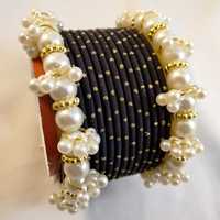 Ensembles de bracelets de mariage pour femmes à la mode, en alliage de cuivre, tailles et couleurs personnalisées, bijoux de mariée tendance, faits à la main, imitation perle