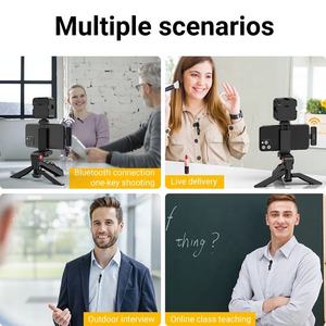 Nuovo arrivo mobile Live Streaming Kit microfono Vlogging Kit microfono per illuminazione a LED per l'insegnamento delle riprese Video Youtube - Product Image 4