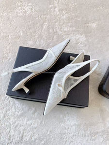 Zapatos de Tacón Bajo con Encaje para Mujer JC MIRA, Nuevos Zapatos de Tacón Alto Elegantes para Primavera/Verano 2026 - Product Image 2