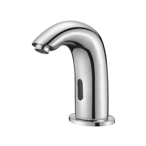 Chrome Automatic Sensor Touchless Bathroom Sink Faucet with Plug-in Powered Hands Free Bathroom Tap,Cupc Listed