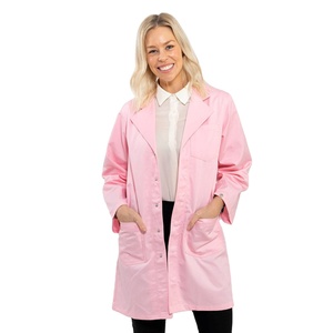 Uniforme Médico para Mujer, Bata de Laboratorio, 210 GSM, Mezcla de Algodón, Bata de Doctora, Ropa de Hospital y Clínica, Fabricante de Marca Privada OEM - Product Image 2