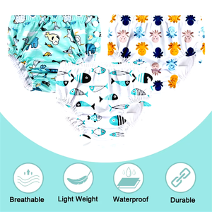 <span class=keywords><strong>Couche</strong></span> de bain absorbante réutilisable pour bébé Pul <span class=keywords><strong>taille</strong></span> 5 couches de natation pour enfants réutilisables - Product Image 5