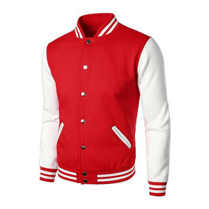 Chaqueta de béisbol universitaria para hombre Abrigo de letras de lana y cuero Premium para hombre y mujer - Product Image 2