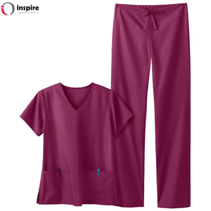 Wholesale New Style Customized Stretchy Hospital <b>Nurse</b> <b>Scrubs</b> Sets Medical <b>Nurse</b> Uniform for Women - Product Image 5