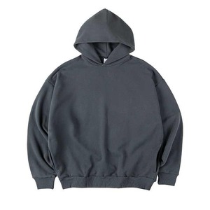 Pull à capuche surdimensionné en coton mélangé pour hommes Impression OEM Service Custom Made Full Pullover 3d Woven Fabric Winter Men Hooded - Product Image 5