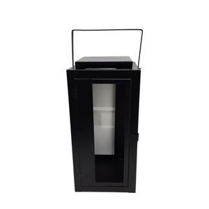 Juego de 3 faroles de hierro y vidrio con mango, Color dorado, tamaño grande, para decoración de hogar y boda - Product Image 3