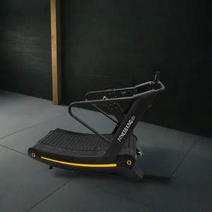 Tapis roulant électrique pliable incurvé Air Runner avec écran LCD, entraînements cardio efficaces, renforcement musculaire pour usage domestique et commercial - Product Image 1