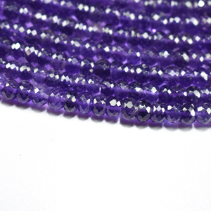 Cuentas Facetadas de Amatista Africana de Alta Calidad, 5.5 mm, 13 Pulgadas, Hilo de Piedras Preciosas Naturales para la Fabricación de Joyas, Precio al por Mayor - Product Image 2