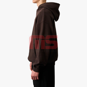 Haute qualité coton mélangé basiques hommes pull à capuche décontracté Streetwear 100% coton hommes sweats à capuche en vrac hiver Offre Spéciale - Product Image 3