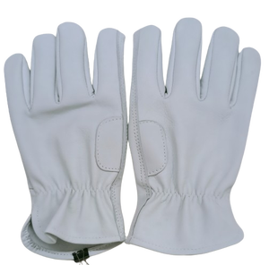 Best Selling Premium Quality Anti-Cut Work Safety <b>Gloves</b> Cut Resistant Flexibility in Blue Black Yellow Beige <b>White</b> – Size XL - Product Image 5