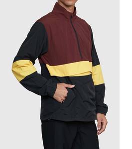 Vestes imperméables à fermeture éclair en polyester et nylon avec logo personnalisé, veste de sport de plein air, veste de course à pied pour hommes, veste coupe-vent à capuche - Product Image 2
