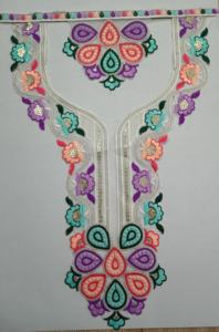 Parches bordados étnicos para saris de novia, vestidos Kurtis, blusas, tela de red de trabajo de sastrería con detalle de lentejuelas para ropa - Product Image 3