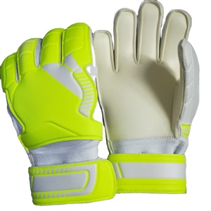 Professional Football Goalkeeper Gloves Men Breathable Spandex/Cotton Palm Finger Save Protection Hook Loop Closure <b>Dropshipping</b> - Product Image 1