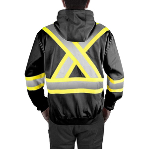 Logo personnalisé respirant travail sécurité sweats à capuche bas quantité minimale de commande imperméable à l'eau des travailleurs industriels vêtements avec des caractéristiques sur mesure - Product Image 2