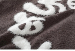 สเวตเตอร์ถักแบบลำลองของผู้ชายสเวตเตอร์แบบสวมหัวคอกลมแขนยาวผ้าวูลเข้ารูปให้ความอบอุ่น - Product Image 6