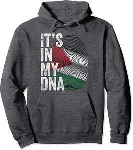 Sudadera con capucha unisex para el suéter de Palestina libre de invierno Impreso en 3D con técnica de sublimación Teñido liso - Product Image 1