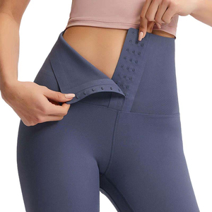 Manufacturer Anti Cellulite Compression Shape pants Sports Wear <b>Tummy</b> <b>Control</b> Waist <b>Gym</b> Breathable Women's Yoga <b>Leggings</b> - Product Image 5
