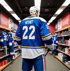 Maillot de Hockey sur Glace Surdimensionné Léger Personnalisé OEM Respirant Maillots de Hockey sur Glace d'Impression par Sublimation 2025 - Product Image 6