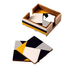 Vente chaude sous-verres ronds en pierre personnalisables tapis de Table à manger durables et tampons pour Tables basses - Product Image 5