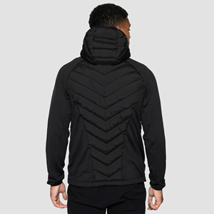 Correa reflectante personalizada para hombre, puños ajustables, chaqueta acolchada opaca sellada con calor - Product Image 2