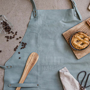 Professional <b>Apron</b> For Women And <b>Men</b> Factory Durable Leather <b>Apron</b> Bib - Product Image 2