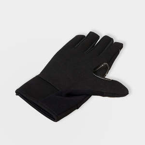 Gants mi-doigts noirs en polyester pour la salle de sport - Product Image 4