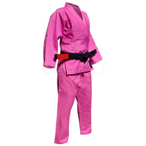 Uniformes de Karate Premium para niños adultos entrenamiento de artes marciales Gi con cinturón conjunto Karate Jiu Jitsu Kimono uniforme - Product Image 6