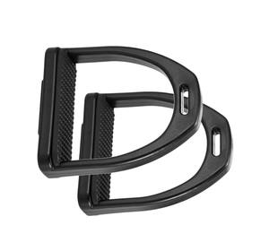 Estribos ingleses para montar a caballo, agarre de seguridad de acero inoxidable, ajuste cómodo ajustable ligero, novedad - Product Image 1