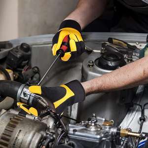 Fabricantes directos de fábrica Guantes de cuero de alta calidad anticorte Guantes de trabajo de seguridad hechos a medida para invierno al aire libre Pakistán - Product Image 6