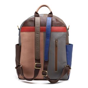 Mochila de piel auténtica unisex de calidad superior, cremallera vintage de capacidad media, venta al por mayor de fábrica para uso diario desde India - Product Image 6