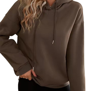 Sweat-shirts à capuche surdimensionnés en molleton, vente en gros personnalisée, très demandés, décontractés, manches longues, pull-over, sweat-shirts lourds - Product Image 1